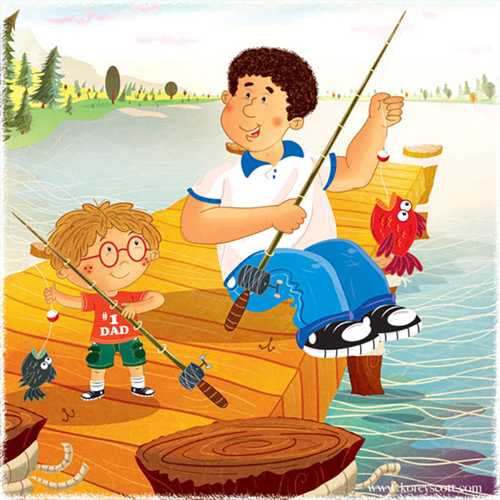 16 Adorable Illustrations for Fathers’ Day