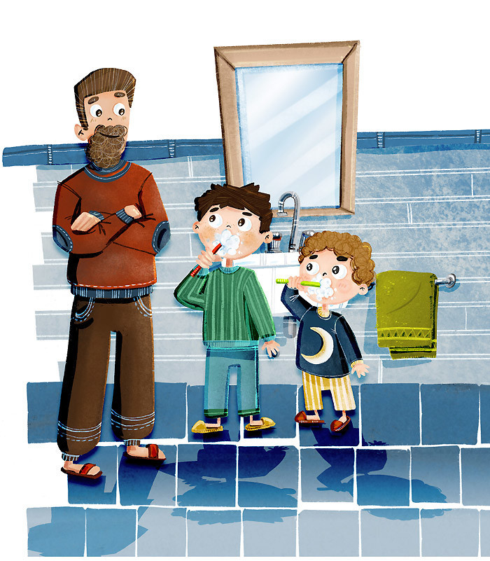 16 Adorable Illustrations for Fathers’ Day